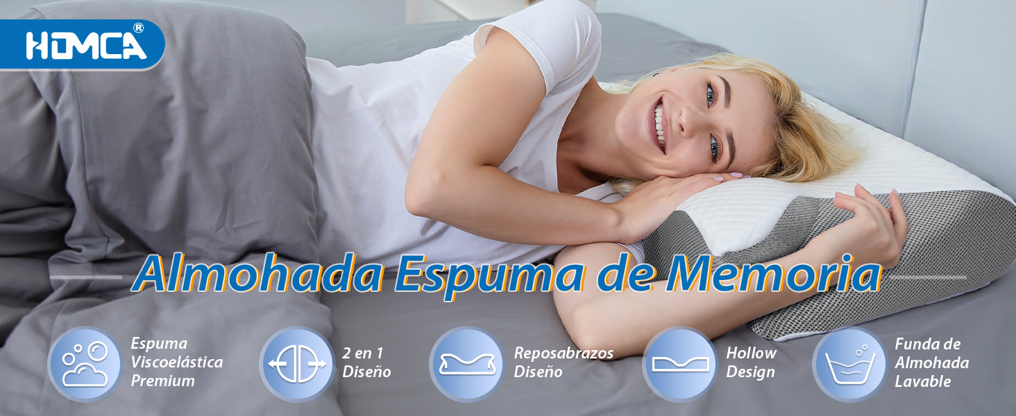 Almohada cervical ergonómica