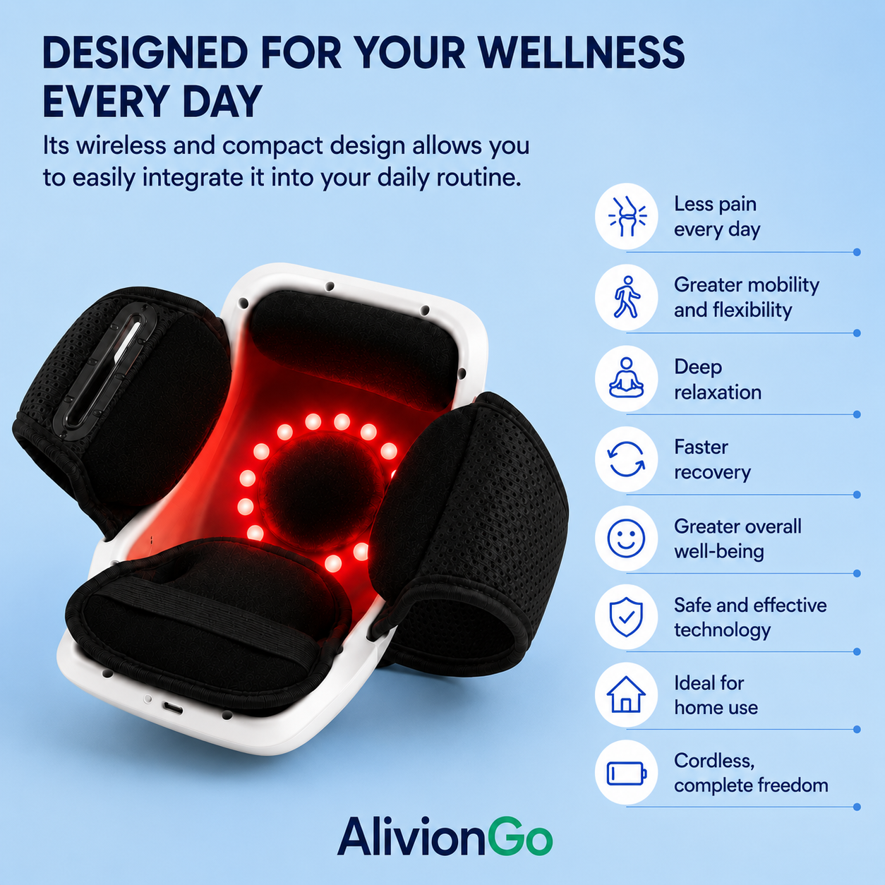 Masajeador de Rodillas con vibracion