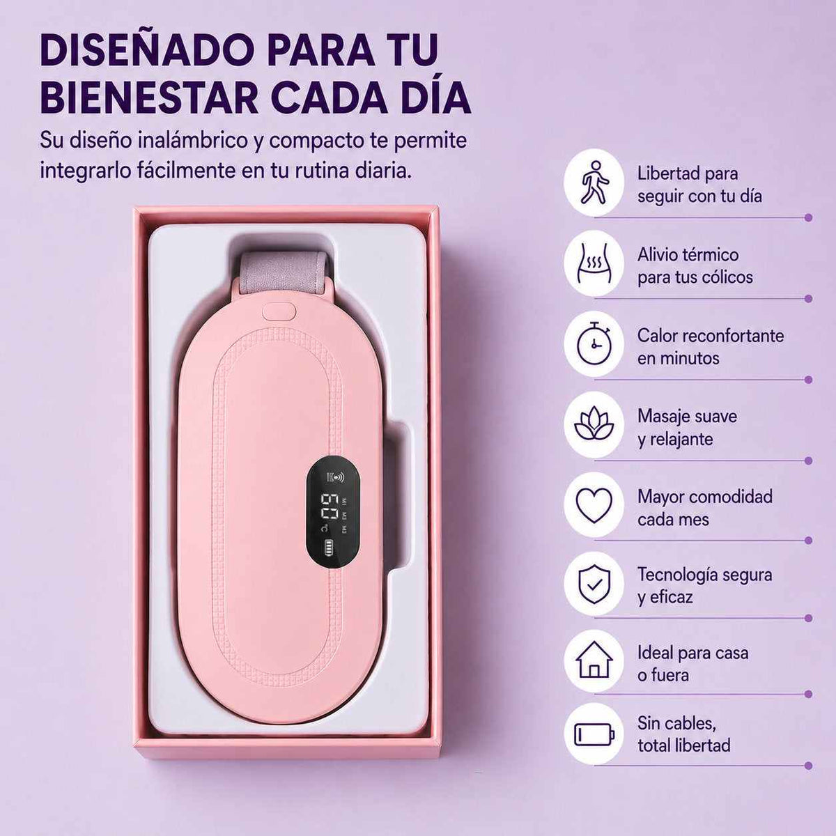 ALIVIONGO™ · CINTURÓN TÉRMICO PORTÁTIL